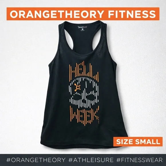 Orangetheory Fitness Skull Graphic Racerback Tank | Size Small - Picture 1 of 4